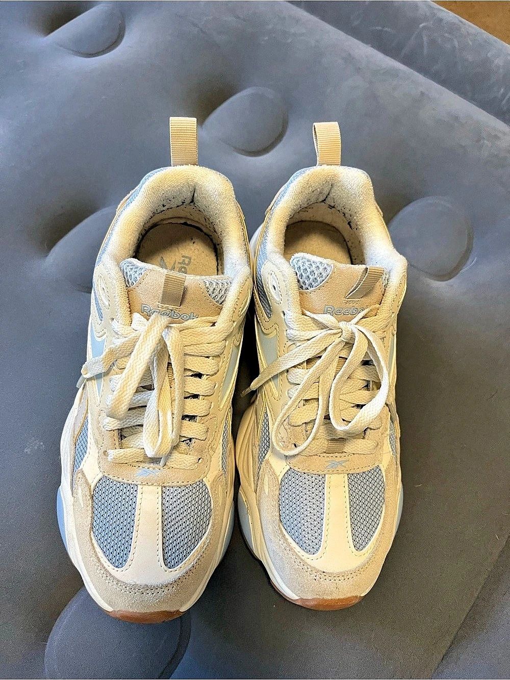Reebok DMX Series 3000 Women's Sneakers US 8.5 White & Blue